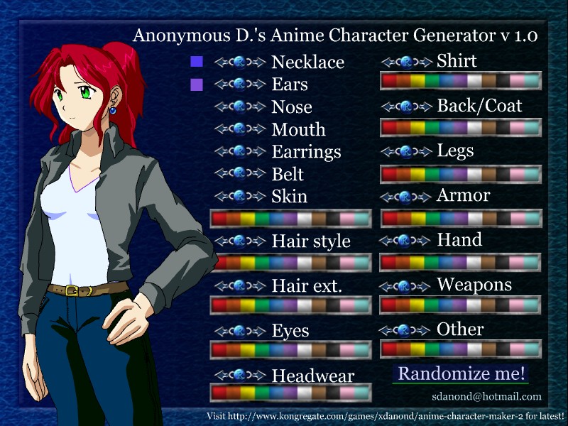 Anime Character Generator
